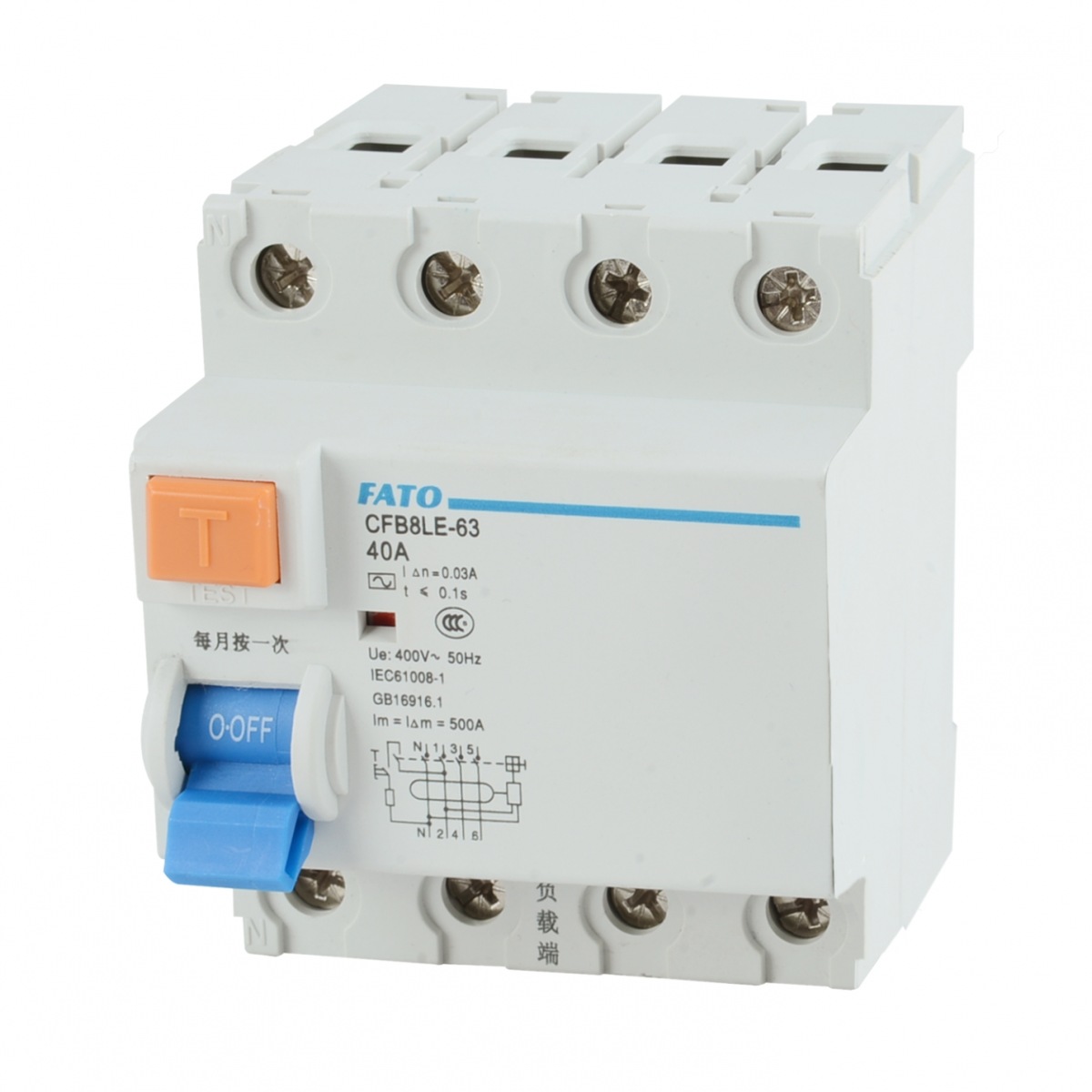 CFB8LE-63剩余電流動(dòng)作斷路器
